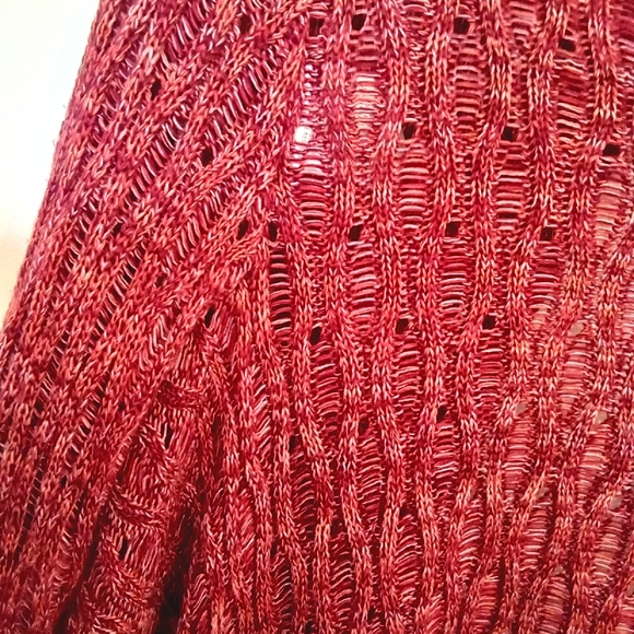 a.n.a. Marled Yarn Open Front Waterfall Cardigan - Picture 13 of 13